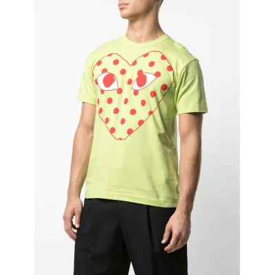 Футболка Comme des Garçons Play Minimalist Heart "Green" фото № 3