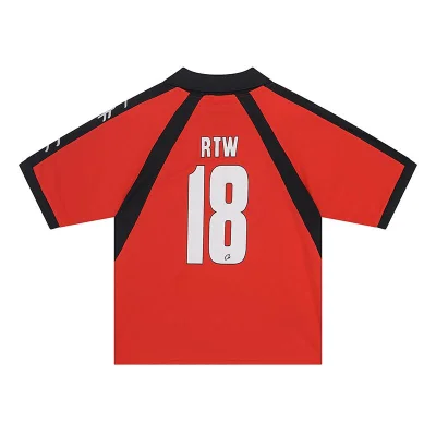 Футболка Corteiz Frontside Print Mountains RTW 18 "Orange" фото № 3