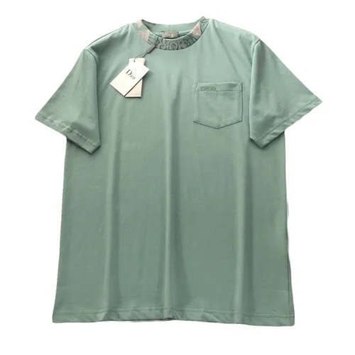 Футболка Dior With Designer Patch And Pocket "Mint"