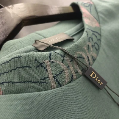 Футболка Dior With Designer Patch And Pocket "Mint" фото № 3 Футболка Dior With Designer Patch And Pocket "Mint" фото № 3