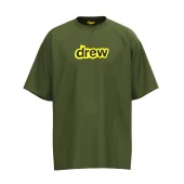 Футболка Drew House With Yellow Lettering "Green"