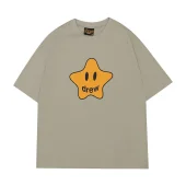 Футболка Drew House Smiley Face In The Form Of A Star "Gray"