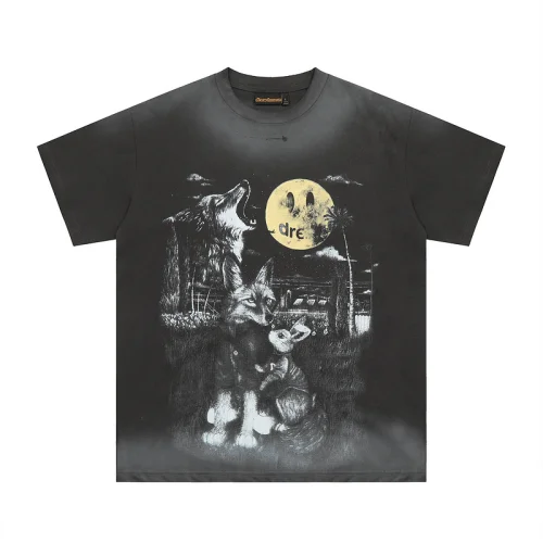 Футболка Drew House Full Moon "Black/Gray"