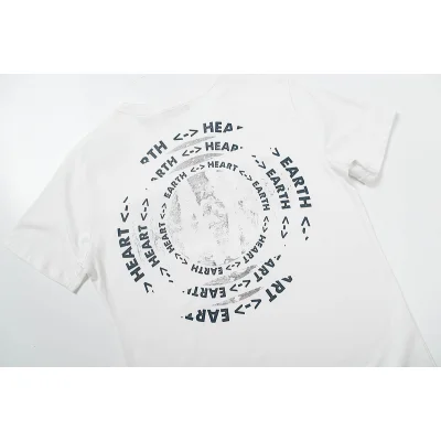 Футболка Emporio Armani With The Inscription In A Circle "White" фото № 7