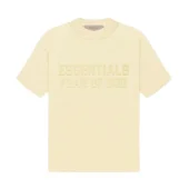 Футболка Fear Of God In Text Style "Cream/Yellow"