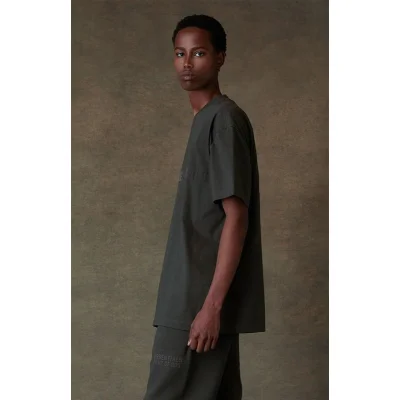 Футболка Fear Of God Cotton Logo "Black" фото № 5