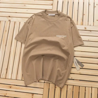 Футболка Fear Of God With White Text Brand Logo "Brown" фото № 2 Футболка Fear Of God With White Text Brand Logo "Brown" фото № 2