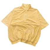 Футболка Fear of God Plain With Zipper "Yellow"