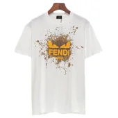 Футболка Fendi Logo Inscription On Blot "White"