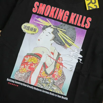 Футболка FR2 Smoking Chinese Woman "Black" фото № 6