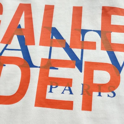 Футболка Gallery Dept Logo in the Center "White" фото № 4