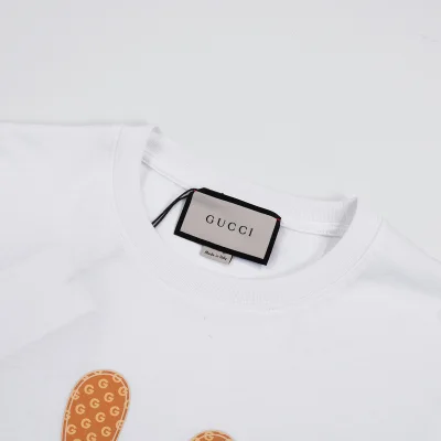 Футболка Gucci With A Cute Toy Print "White" фото № 5