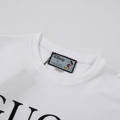 Футболка Gucci X Disney Mickey With Glasses "White" фото № 7