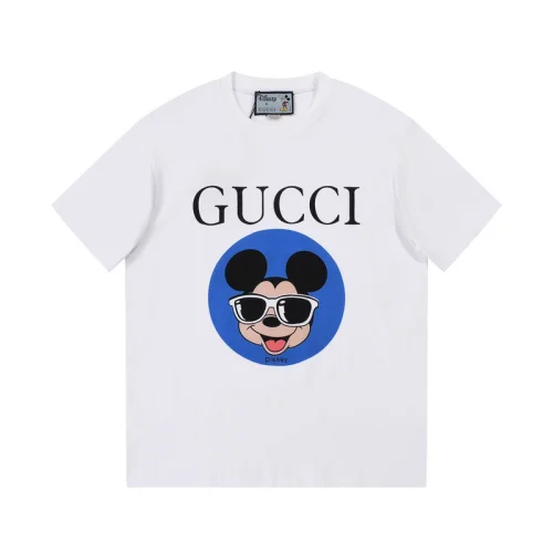 Футболка Gucci X Disney Mickey With Glasses "White"
