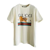 Футболка Gucci King Of The Beasts Print "White"