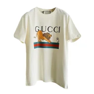 Футболка Gucci King Of The Beasts Print "White"