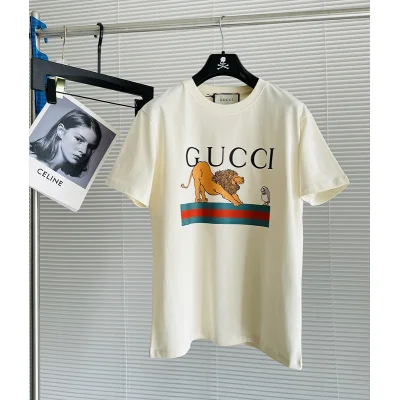 Футболка Gucci King Of The Beasts Print "White" фото № 3 Футболка Gucci King Of The Beasts Print "White" фото № 3