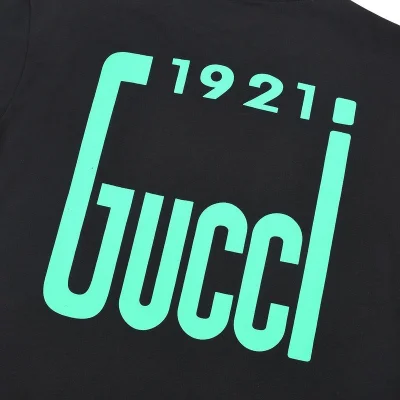 Футболка Gucci With A Nameplate Patch "Black" фото № 5
