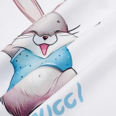 Футболка Gucci Simple Happiness "White" фото № 8