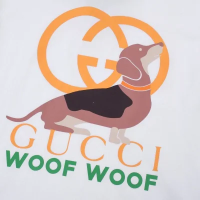 Футболка Gucci Woof Woof "White" фото № 5