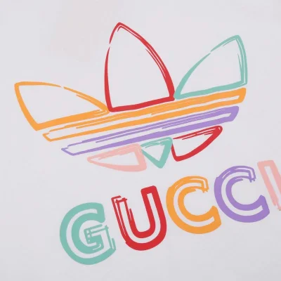 Футболка Gucci X Adidas Bright Logo Brands "White" фото № 4 Футболка Gucci X Adidas Bright Logo Brands "White" фото № 4