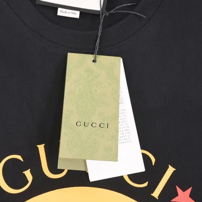 Футболка Gucci With Bright Emblem And Text Logo "Black" фото № 7 Футболка Gucci With Bright Emblem And Text Logo "Black" фото № 7