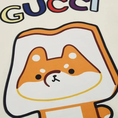 Футболка Gucci Dog With Bread - Print "Cream" фото № 5 Футболка Gucci Dog With Bread - Print "Cream" фото № 5