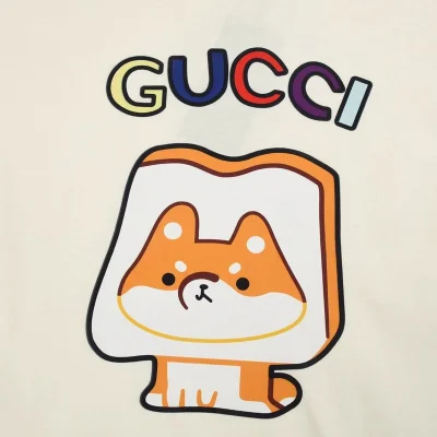Футболка Gucci Dog With Bread - Print "Cream" фото № 7 Футболка Gucci Dog With Bread - Print "Cream" фото № 7