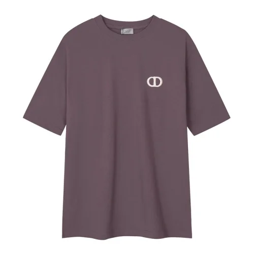 Футболка Gucci Embroidery Brand Logo "Purple"