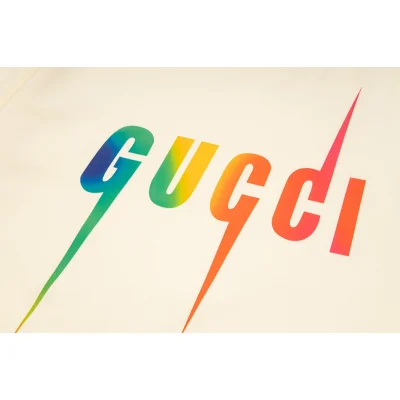 Футболка Gucci Gucci Colorful Print "Beige" фото № 3