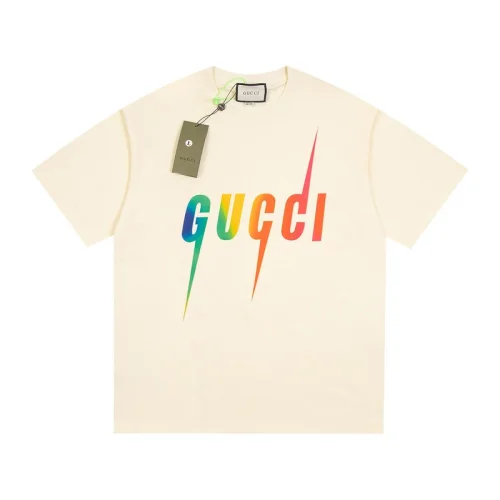 Футболка Gucci Gucci Colorful Print "Beige"