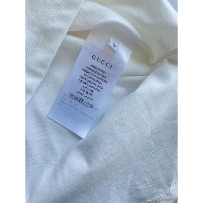 Футболка Gucci Striped and Butterfly "White" фото № 7