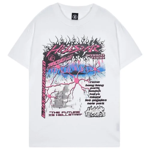 Футболка Hellstar Front Inscription The Future Is Hellstar "White"