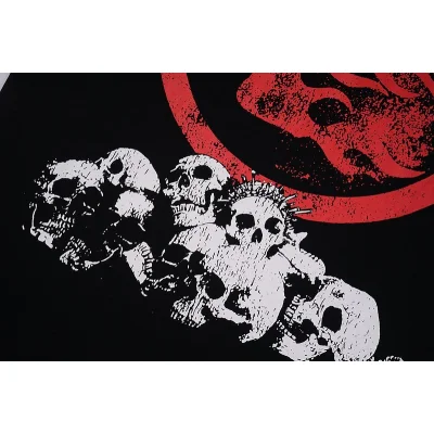 Футболка Hellstar Big Skull Print And Logo "Black" фото № 6
