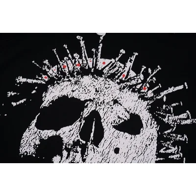 Футболка Hellstar Big Skull Print And Logo "Black" фото № 5