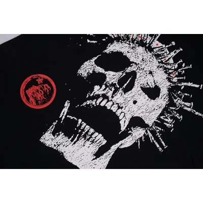 Футболка Hellstar Big Skull Print And Logo "Black" фото № 4