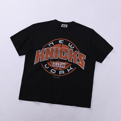 Футболка Kith New York Knicks Big "Black" фото № 2