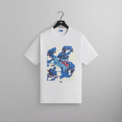 Футболка Kith New York Rangers "White" фото № 2