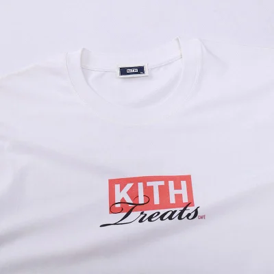 Футболка Kith Logo Treats Red "White" фото № 3