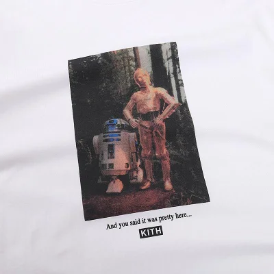 Футболка Kith Star Wars R2D2 "White" фото № 3