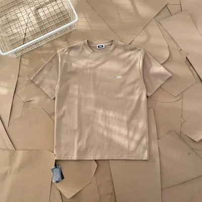 Футболка Kith Patch Logo "Beige" фото № 2