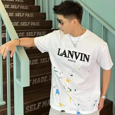 Футболка Lanvin X Gallery Dept Logo "White" фото № 3 Футболка Lanvin X Gallery Dept Logo "White" фото № 3