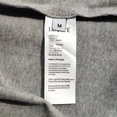 Футболка Loewe The Dog Guarding The Logo "Gray" фото № 2