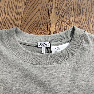 Футболка Loewe The Dog Guarding The Logo "Gray" фото № 9