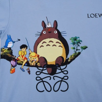 Футболка Loewe My Neighbor Totoro "Blue" фото № 3