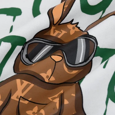 Футболка Louis Vuitton Brutal Rabbit "White" фото № 3