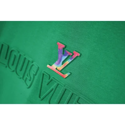 Футболка Louis Vuitton With Rainbow Brand Icon "Green" фото № 5
