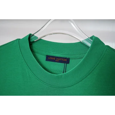 Футболка Louis Vuitton With Rainbow Brand Icon "Green" фото № 7