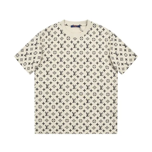 Футболка Louis Vuitton Monogram Fragments "Cream"