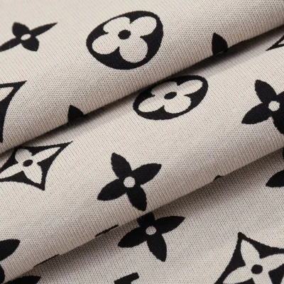 Футболка Louis Vuitton Monogram Fragments "Cream" фото № 5